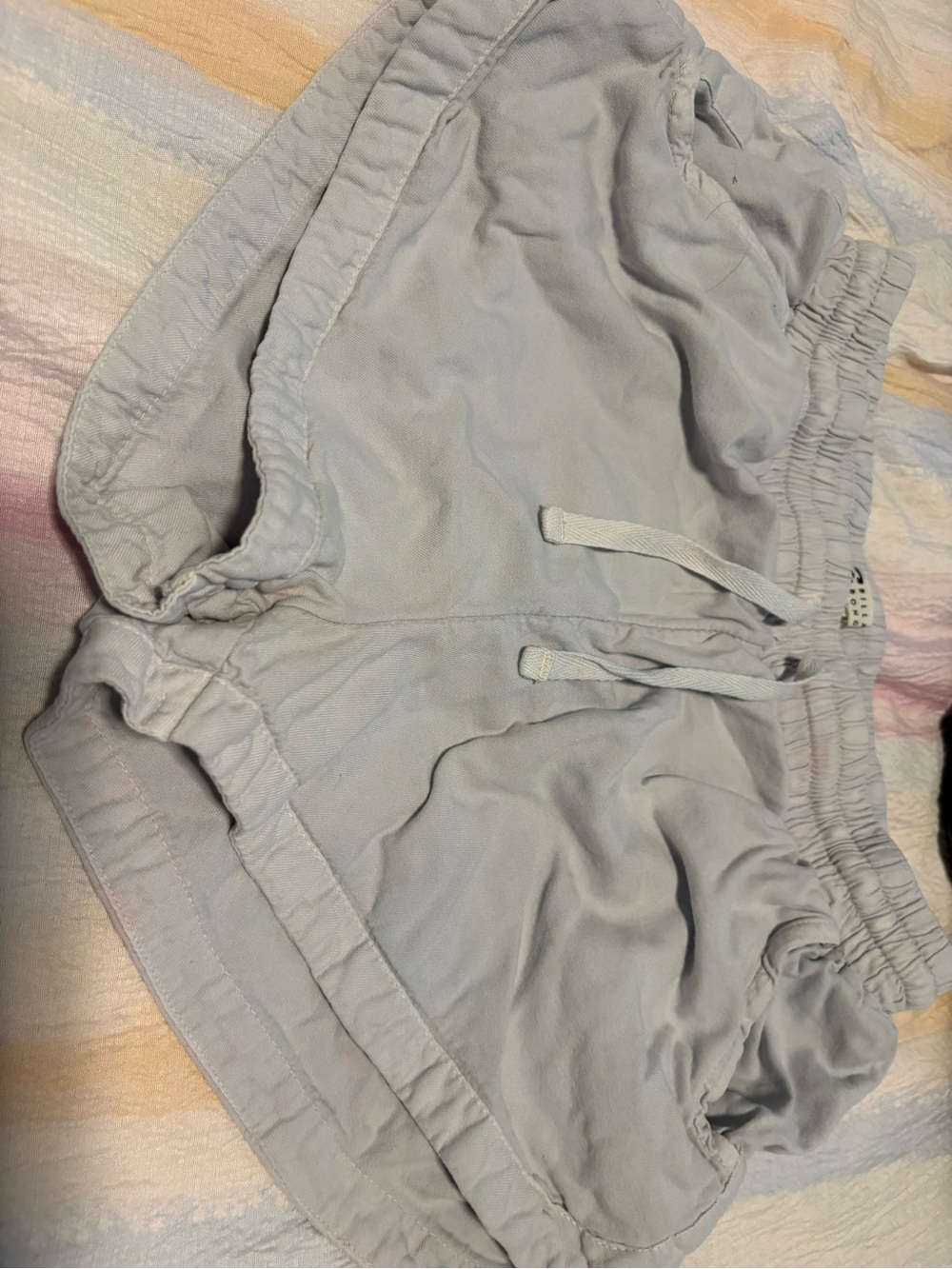 Billabong Light Gray Women’s Athletic Drawstring Shorts